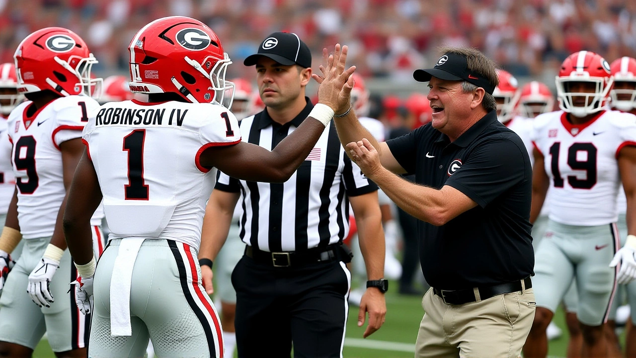 Bo Walker’s 3 TDs lead No. 4 Georgia to 35-3 rout of Charlotte